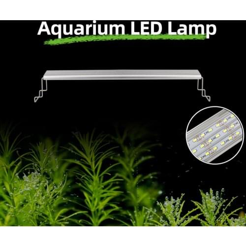 Lamp for Aquarium Fishing LED Lighting Automated with Controller Fish Tank Light for Aquarium 100V-240V 20-60cm
