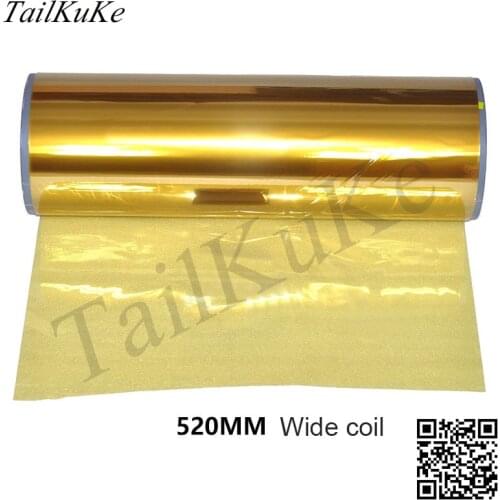 5-Micron Polyimide Film Ultra-thin 5um Gold Kapton Insulation Film PI Golden Finger Film T0.005mm