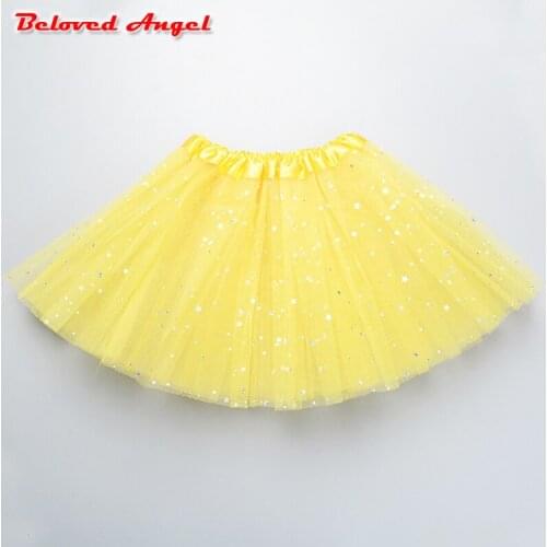 Baby Girls Tutu Skirt Fluffy Children Ballet Kids Pettiskirt Baby Girl Skirts Princess Tulle Party Dance Skirts For Girls 2-8yrs