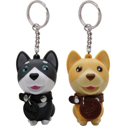 Shiba Inu Cartoon Cute Dog Keychain Pet Keyring Puppy Pendant Purse Decoration for Women Teens Girls Charm Gifts