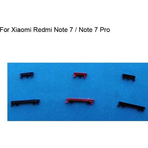 1 SET For Xiaomi Redmi Note 7 Power On Off Button + Volume Button Side Buttons Set Repair Parts For Xiaomi Redmi Note 7 Pro