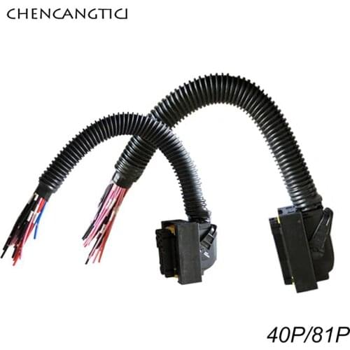 1 Set TE AMP TYCO 81 40 Pin Automotive Ignition Wire Harness ECU Connector With Cable For 3601115-98D-60D 1473244-1 1473247-1