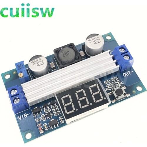 1pcs DC LTC1871 High-power 100W adjustable output 3.5~35v Digital display boost power supply module