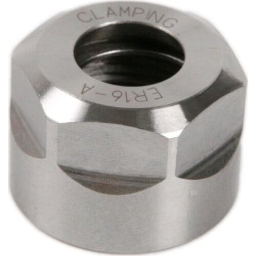 1PCS High Precision ER16 Collet Clamping Hex Nut For CNC Lathe Milling Collets Chuck Holder