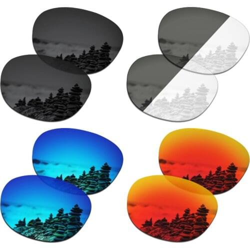 SmartVLT 4 Pairs Polarized Sunglasses Replacement Lenses for Oakley Latch - 4 Colors
