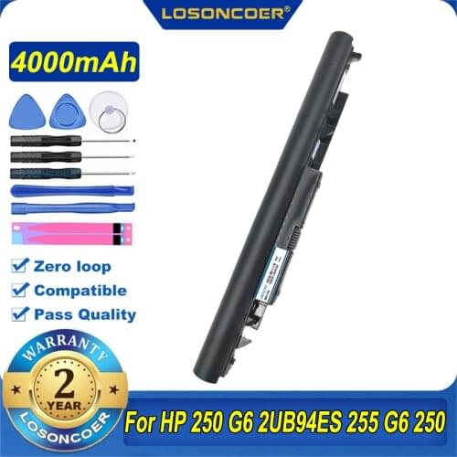 4000mAh 4CELLS HSTNN-DB8F HSTNN-IB7X Laptop Battery JC03 JC04 For HP 250 G6 2UB94ES 255 G6 250 G6 SP 3DN23ES Pavilion 17z