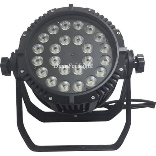 8Pieces Stage Disco Party Decoration 24x18w Rgbwa UV 6in1 Led Par IP65 Spot Wash Light