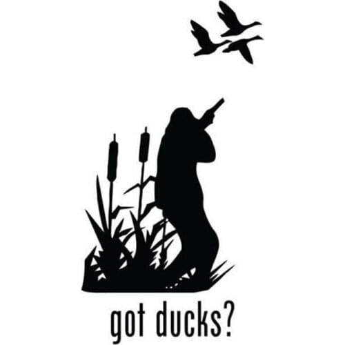 8cm*15cm Got Ducks Vinyl Fashion Styling Hunting Decal Accessories C5-0389