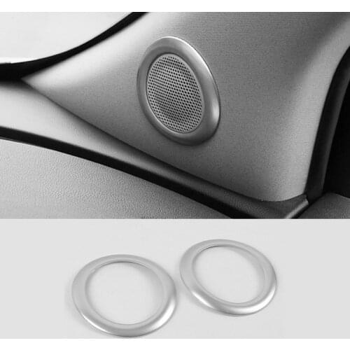 Car Accessories Speaker Audio Ring Sides Decoration Trim Cover For Opel Vauxhall Mokka 2013 - 2015 / Buick Encore 2013 - 2018