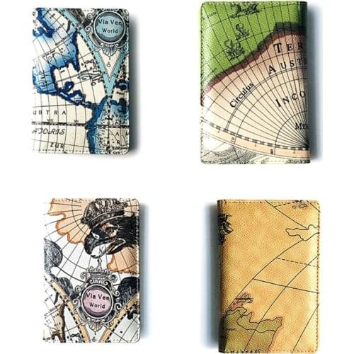PU Travel Passport Holder Creative Color Passport Holder Document Bag