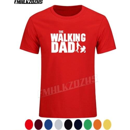 The Walking Dad T Shirts Men Tops Casual Cotton Fathers Day T-Shirts Short Sleeve Men Funny Dad Gift Tshirt Tee T241
