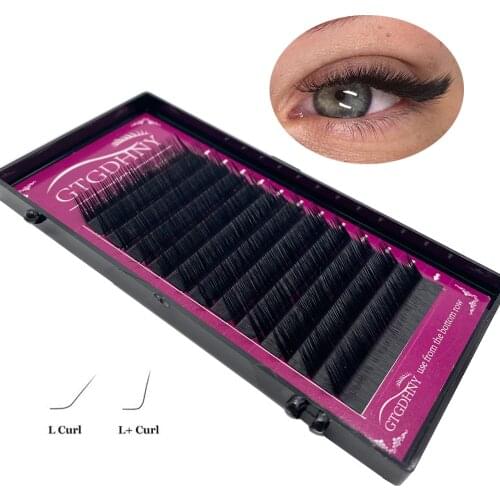 GTGDHNY C/D/L/L+ Curl Lash Extension 8-17mm MIX Matte Mink Eyelashes Russian Volume Individual Eyelashes Makeup false Lashes