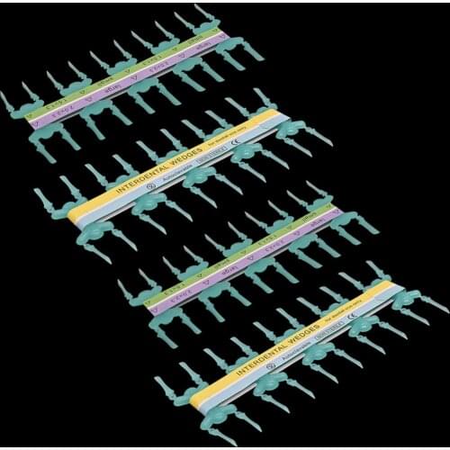 80Pcs Dental Interdental Wedges Matrix Wedge Matrice Wedges Plastic Dentist Tools Dental Materials L/M/S/X-S