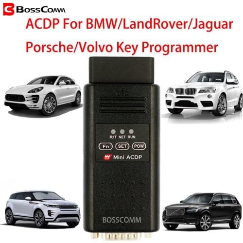 Mini ACDP Car-Key-Programmer Auto for BMW OBD2 for LandRover/Jaguar Porsche VOLVO Auto Car Remote Fob Programmer Locksmith Tool