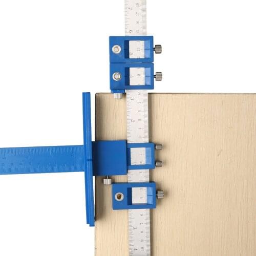 Detachable Center Drill Bit Guide Set Hole Punch Jig Tool Sleeve Cabinet Hardware Locator Wood Drilling Woodworking Tool