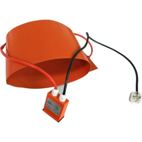 55 gallon 200L oil tank heating band 1740 * 300 mm silicone drum heater with temperature controller Price