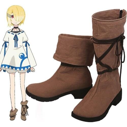 New Anime Maou-sama, Retry Demon Lord, Retry Aku Cosplay Anime boots Fahion Shoes Custom-made