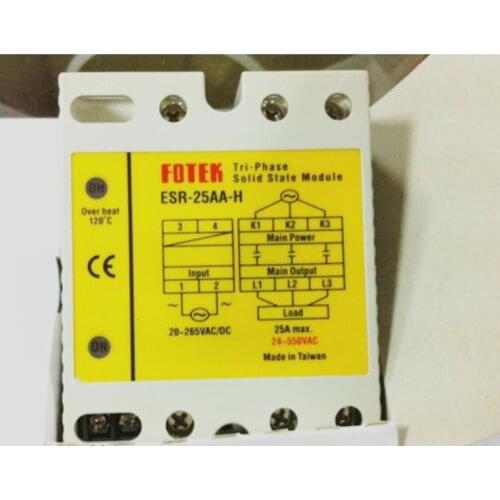 Taiwan new original FOTEK Solid State Relay ESR-25AA-H