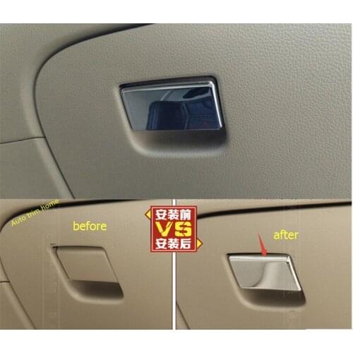 Lapetus The Copilot Glove Storage Box ABS Handle Cover Trim For Nissan X-Trail T32 / Rogue 2014 2015 2016 Auto Accessories