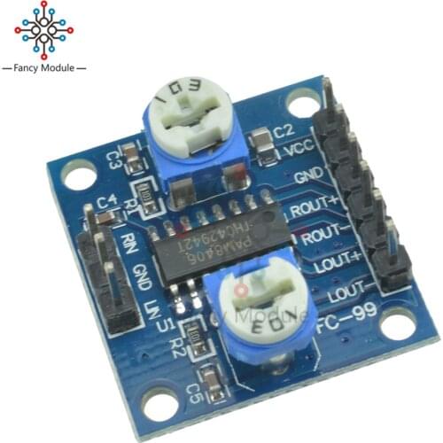 PAM8406 Digital Amplifier Board With Volume Potentiometer 5Wx2 Stereo M70