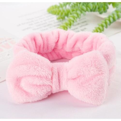 Coral Fleece Soft Headband Cross Top Hairband Elastic Hair Band for Women Girls Wash Face Turban Headwear Hair Accessories