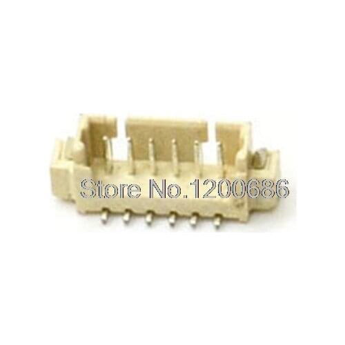 1.25MM SMT connector 6-Pin Connector 1.25 MM 6PIN plug connector 6P Pin Header 1.25mm R/A SMT