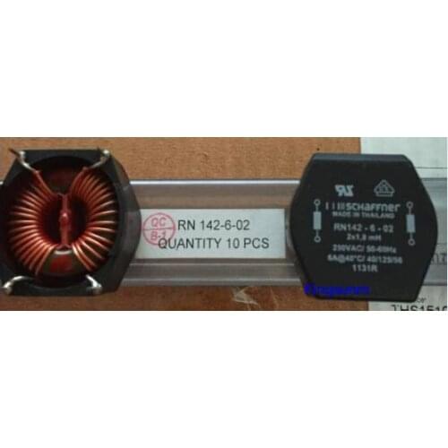 Free shipping 10pcs SCHAFFNER power filter RN142-6-02 linear anti interference 250VAC 6A
