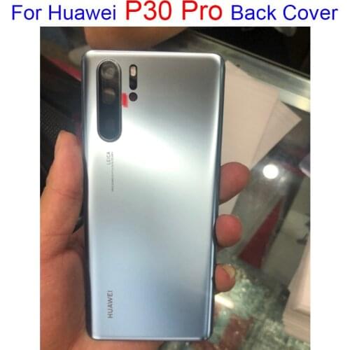 Original For Huawei P30 Pro Back Battery Glass Cover Rear Housing Door Case For Huawei P30 Pro Battery Cover With Camera Lens