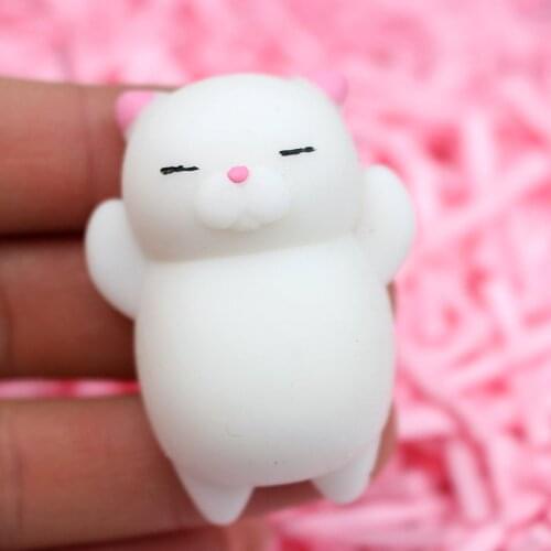 IWish Squeeze Mini Change Color Squishy Cute Cat Antistress Ball Mochi Rising Abreact Soft Sticky Stress Relief Funny Kids Toys
