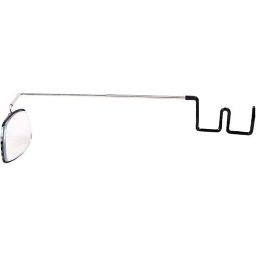 Bike Aluminum Bicycle Cycling Horse Riding Glass Mirror Helmet Mount Rear View Mirror Rear View Eyeglass 360 Adjustment