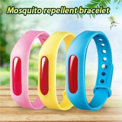 1pc Mosquito Repellent Bracelet Mosquito Killer Silicone Wristband Children Insect Killer Band Anti-mosquito Pest Summer L3