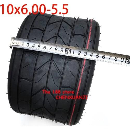 10 inch 10x6.00-5.5 motorcycle tubeless tire vacuum Road electric scooter moto