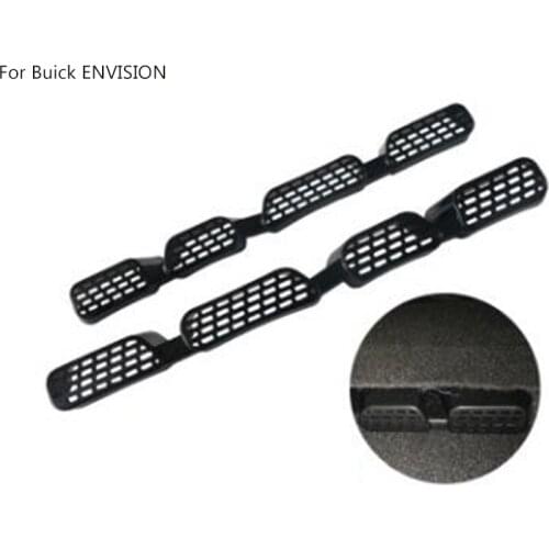 2PCS/Set Car Air Outlet Cover Car Rear Seat Air Condition Vent Net Air Outlet Anti-clogging For Buick ENVISION Car Styling