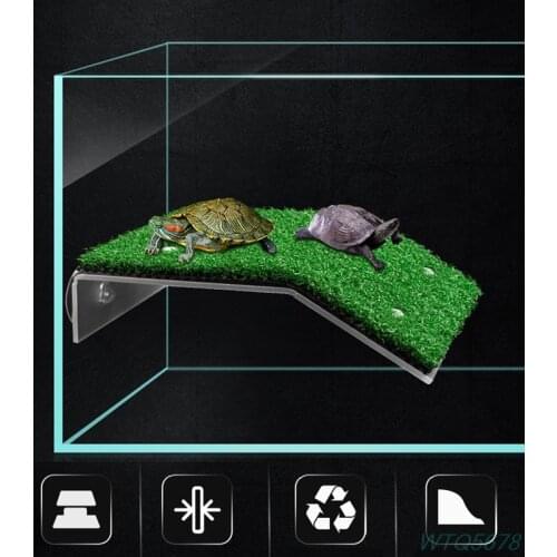 Aquariums Basking Platform Acrylic Turtle Island Fish Tank Accessories Supplies