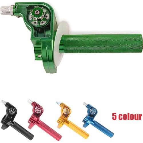Brand new 5 Color CNC Aluminum Motorcycle Throttle Grips 22mm Twist Handle Throttle Grips for Honda for Yamaha for Kawasaki EXC
