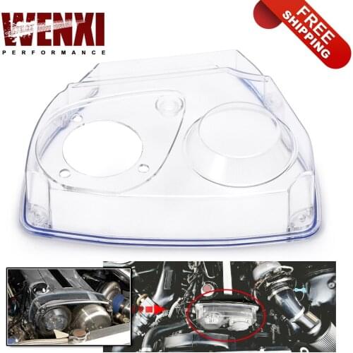 Free Shipping Clear Cam Gear Timing Belt Cover Pulley For NISSAN Skyline R32 R33 GTS RB25DET WX6339