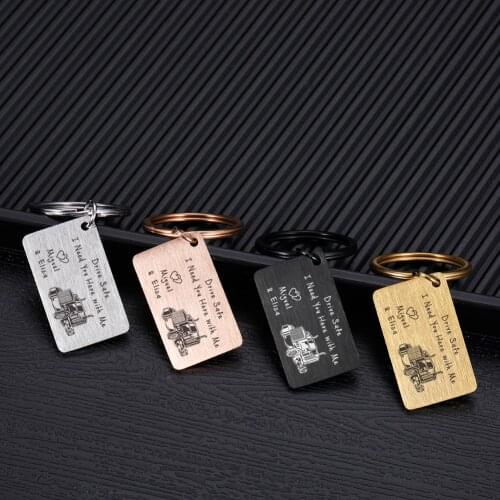 Valentines Day Custom Ride Safe Keychain Car Keyring Gift For Him Boyfriend Husband Dad Couples Gifts For New Driver By Car