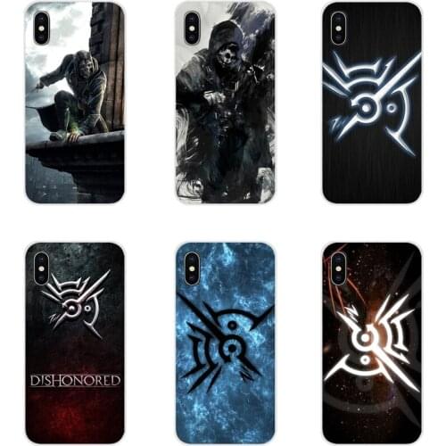 For Huawei Honor 4C 5C 6X 7 7A 7C 8 9 10 8C 8S 8X 9X 10I 20 Lite Pro Transparent TPU Case Cover Dishonored Death of the Outsider