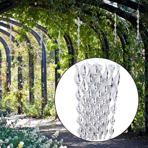 Hanging Protect Crop Deterrent Repellent Pigeons Reflective Safe Bird Scare Rod Garden Spiral Design Outdoor Portable