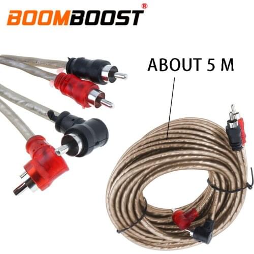 Cable amplifier subwoofer Audio Video Cable Male to Male for CD connect amplifier Subwoofer Tube machine