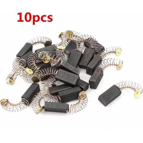 10x Mini Drill Electric Grinder Replacement Carbon Brushes Spare Parts For Electric Motors Rotary Parts 6.5x7.5x13.5mm