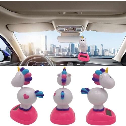 2021 Solar Shaking Head Doll Solar Swinging Cars Decoration Cartoon Doll Cars Interior Kids Toys Gift Car Accessories