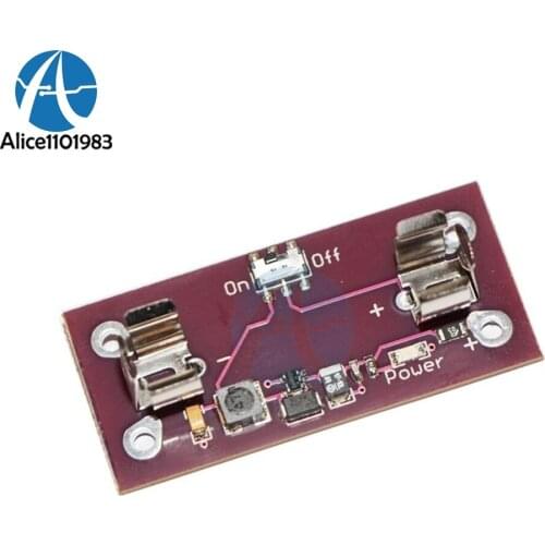 LilyPad Power Supply Module AAA Battery Step Up to 5V Converter For Arduino Board