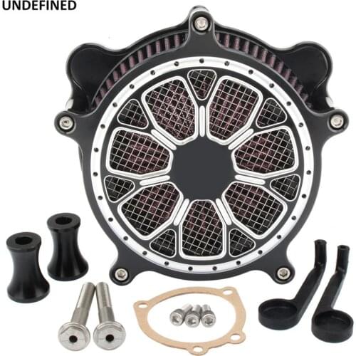 Motorcycle CNC Air Filter Intake Cleaner Kits for Harley Dyna Twin Cam 1999-2017 Touring Road King Electra Street Glide Softail