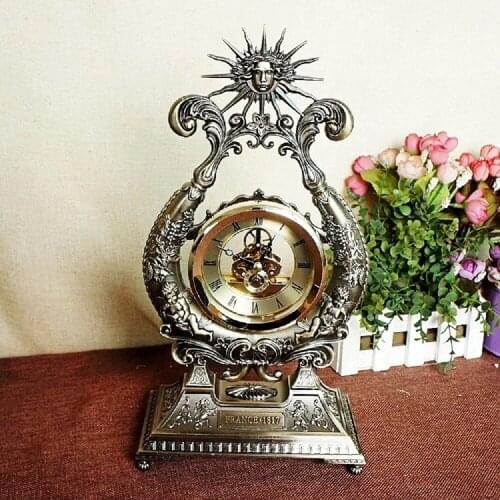 Metal Clock Metal Ornament Rich Home Ornaments Creative Ornaments