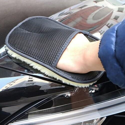 2021 New Car-styling Soft Wool Car Wash Washing Gloves Auto Care Car Cleaning Microfiber Auto Detailing Tools