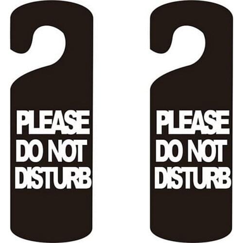 Fashion Letter DO NOT DISTURB Acrylic Drop Earring for Women Girls Black Long Dangle Earrings New Punk Night Club Party Jewelry