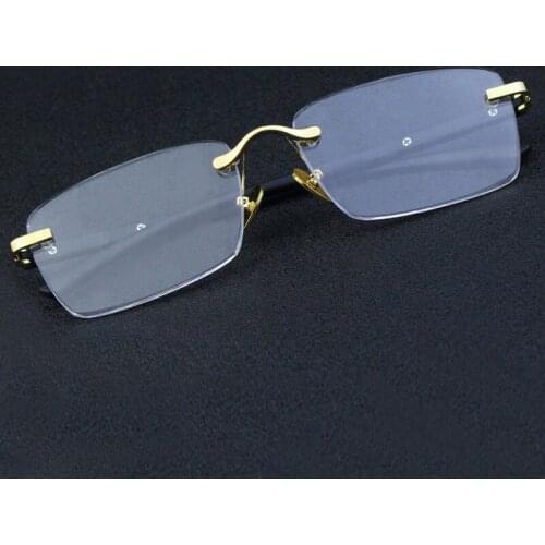 TR90 Rimless Reading Glasses Man Woman Natural Crystal Stone Lens Hyperopia Presbyopia Glasses Fashion Anti Scratch High Quality