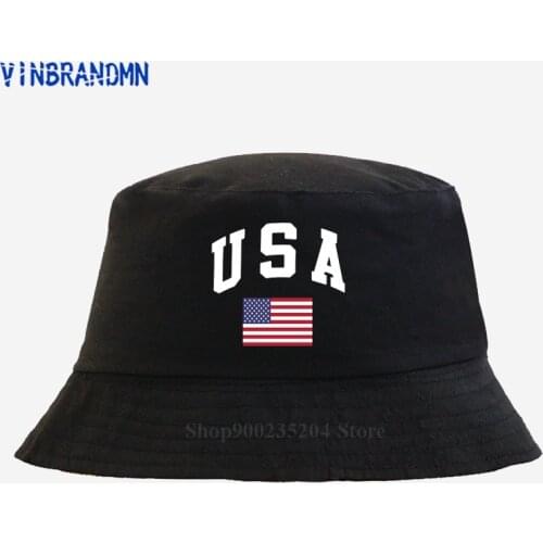 Latest popularity USA America Flag Bucket hat High Quality sun hat Pride Brand Clothing Casual New Fashion Fishing hip hop hats