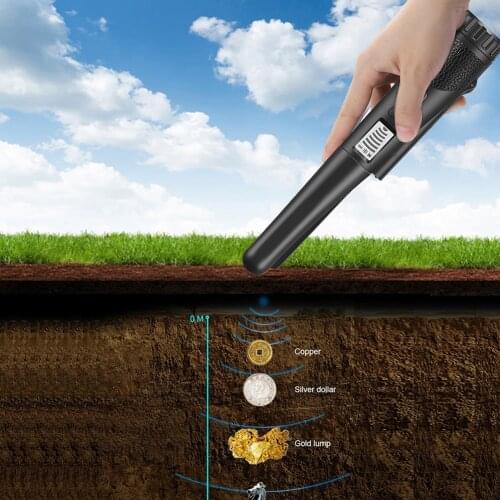 Handheld Pointer Metal Detector Waterproof Professional Pinpoint Pinpointing Gold Digger Garden Detecting Locator Tools